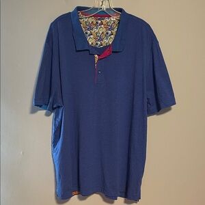 Robert Graham Blue Polo Size 3Xl